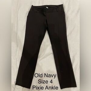 Old Navy Classic Black Ankle Pants